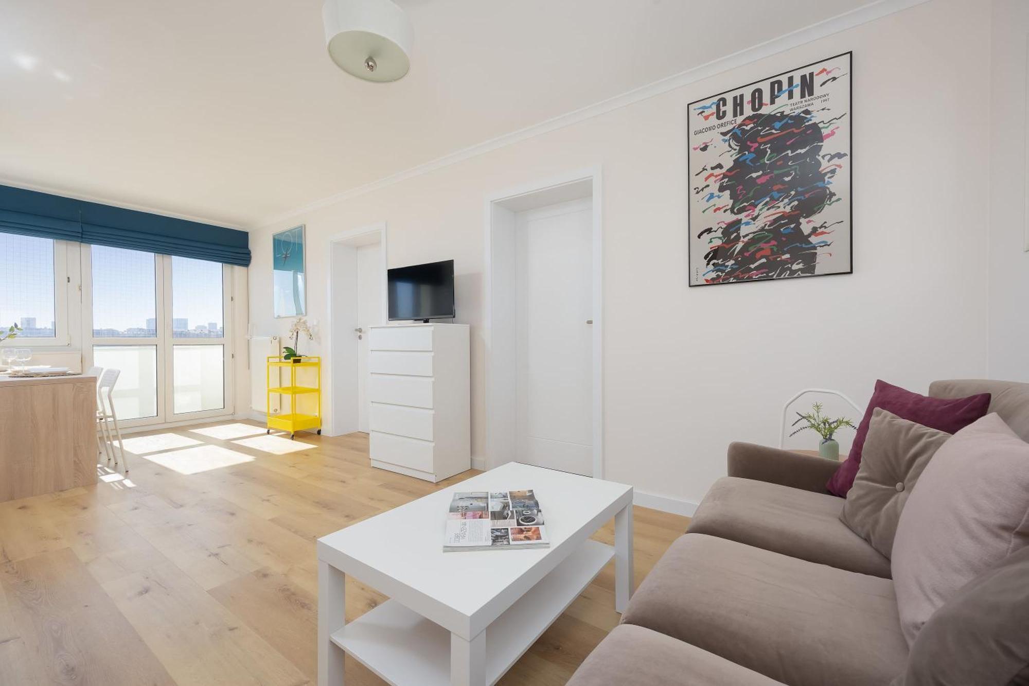 Bright Cityview With Ac Near Pge Narodowy By Renters Apartament Warszawa